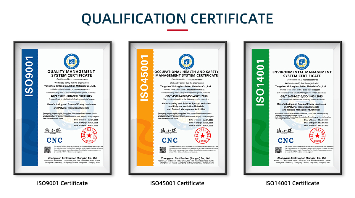 Mica Insulation certificate